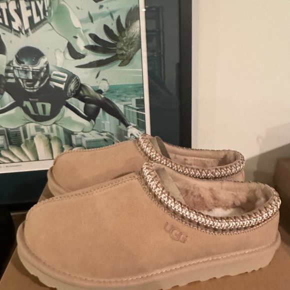 UGG TASMAN DRIFTWOOD SUEDE SHOES WOMEN'S SLIPPERS - Picture 2 of 3